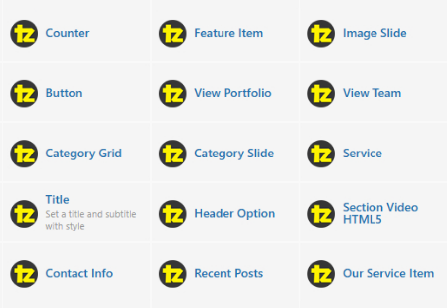 Packed with <em>50+ powerful Elements</em> for page builder